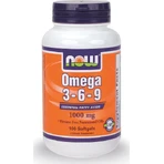 Now Foods Омега 3 6 9 незамінні жирні кислоти 1000 мг 100 м'яких гелів без смаку: ціни та характеристики