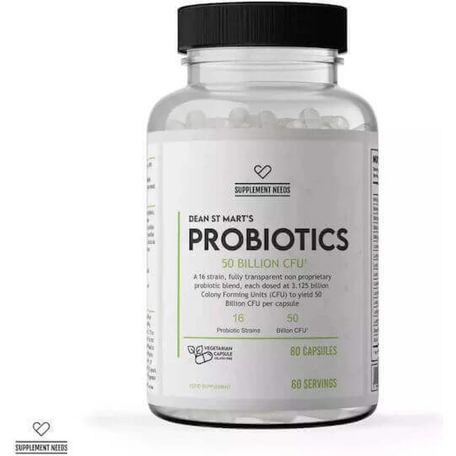 Supplement Needs Probiotics Пробиотик 60 растительных капсул: цены и характеристики