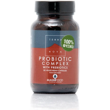 Пробіотичний комплекс з пребіотиками TerraNova Probiotic 50 рослинних капсул: ціни та характеристики