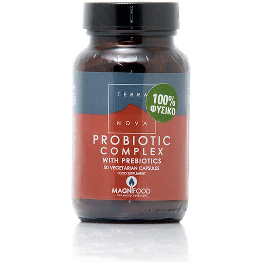 Пробіотичний комплекс з пребіотиками TerraNova Probiotic 50 рослинних капсул: ціни та характеристики