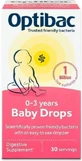 Пробіотичні краплі OptiBac Baby для немовлят та дітей 10мл