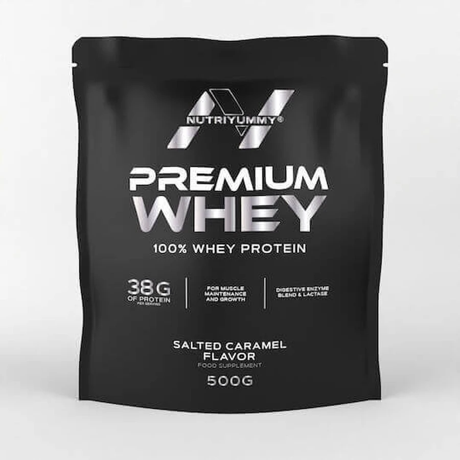Nutriyummy Преміум Сироватковий протеїн зі смаком солоної карамелі 500гр: ціни та характеристики