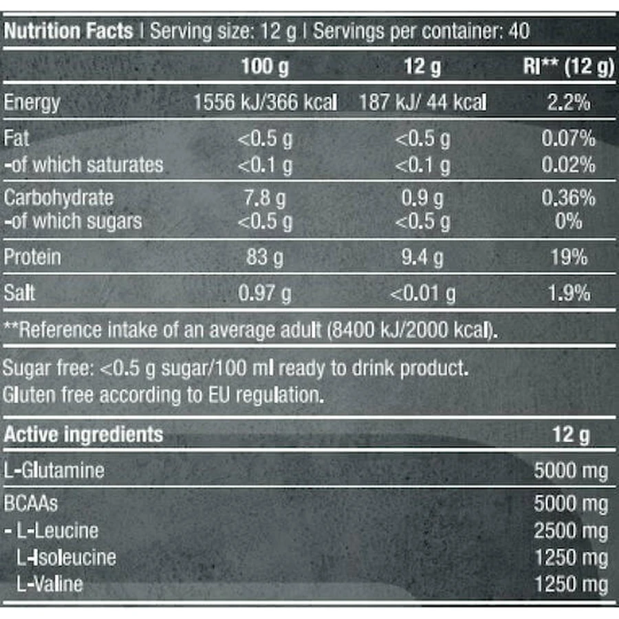 Biotech USA BCAA & Glutamine Zero 480gr Orange: ціни та характеристики