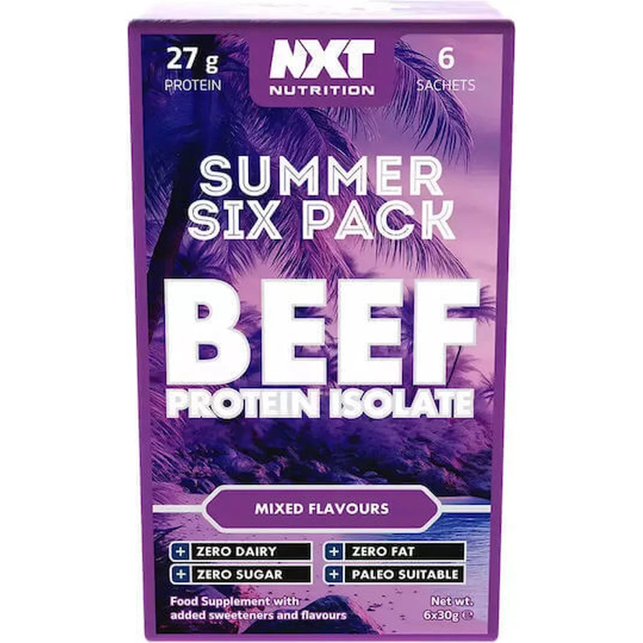 Nxt Nutrition Summer Six Pack без глютену та лактози зі смаком синьої малини 6x30гр: ціни та характеристики