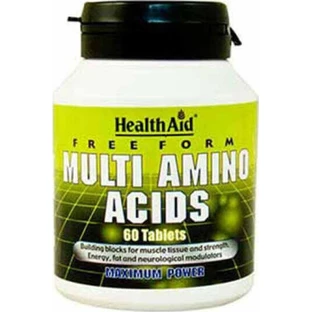 Health Aid Мультиамінокислоти 60 таблеток без смаку