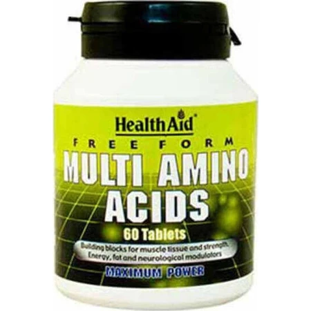 Health Aid Мультиамінокислоти 60 таблеток без смаку: ціни та характеристики