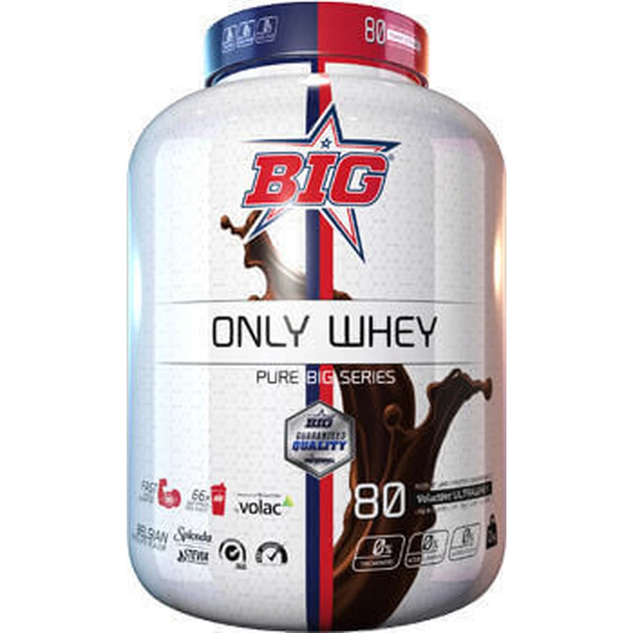 Big Only Whey Сироватковий протеїн зі смаком бельгійського шоколаду 2 кг: ціни та характеристики