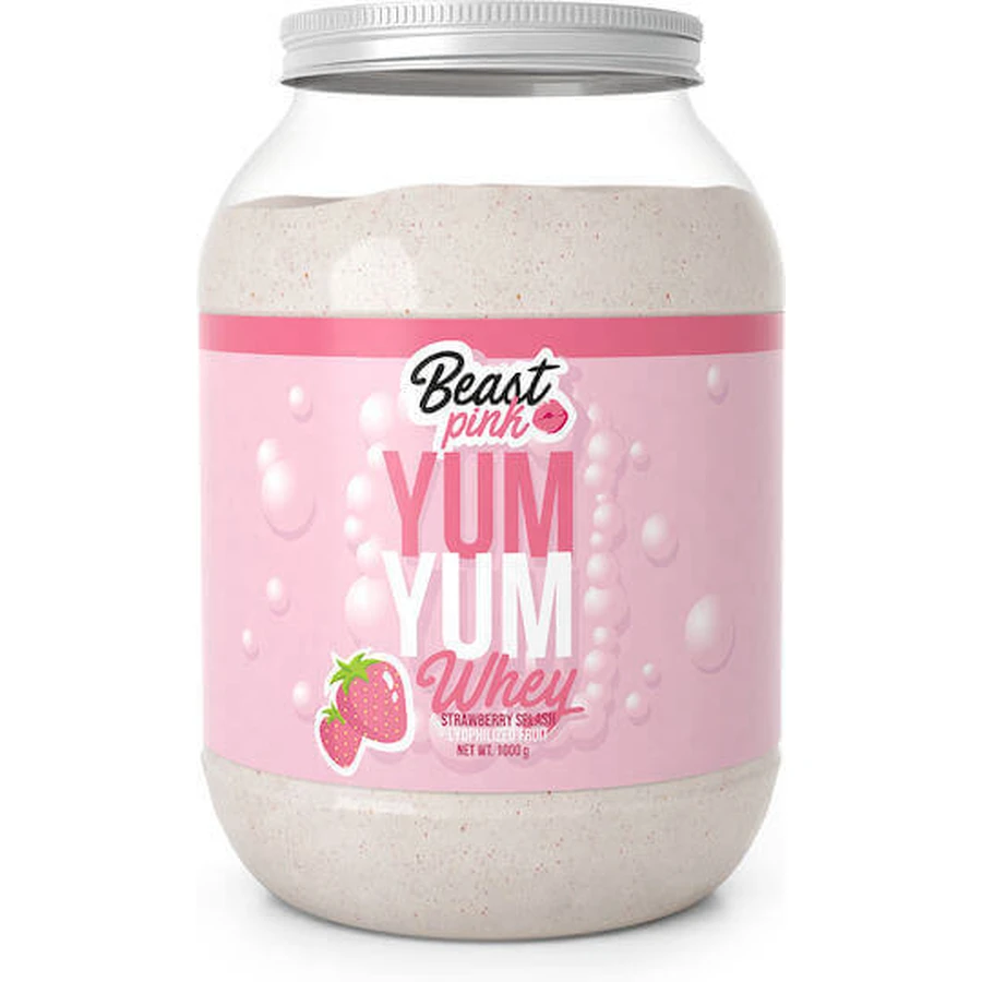 Beast Pink Yum Yum Whey Protein Сывороточный протеин со вкусом клубники 1 кг: цены и характеристики
