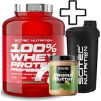 Персоналізований Scitec Nutrition 100% Whey Protein Professional 2350г солоної карамелі та арахісового масла Scitec Nutrition 400г дрібнодисперсного та Scitec Nutrition Шейкер 700мл чорний: ціни та характеристики