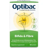 OptiBac Пробіотики з біфідо та клітковиною для дорослих та дітей 10 пакетиків