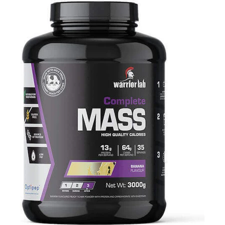 Warrior Lab Повна маса без глютену зі смаком банана 3 кг: ціни та характеристики