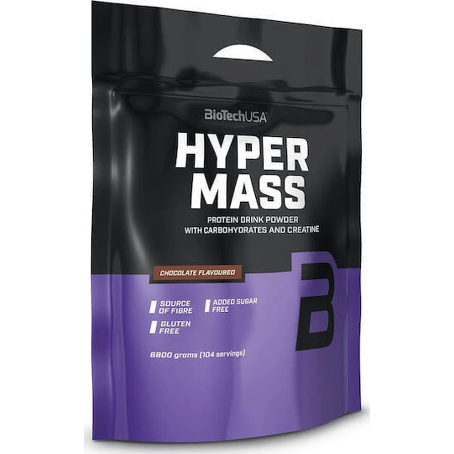 Biotech USA Hyper Mass с креатином без глютена со вкусом шоколада 6,8 кг: цены и характеристики