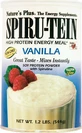 Nature's Plus Spiru-Tein Plus коктейль без глютену з ванільним смаком 544гр