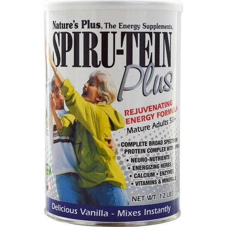 Nature's Plus Spiru-Tein Plus Shake без глютена с ванильным вкусом 544 гр.: цены и характеристики