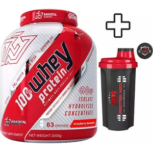Immortal Nutrition 100% сывороточный протеин + PM Superhero Shaker 500ML
