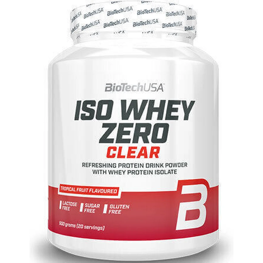 Biotech USA Iso Whey Zero Whey Clear Lactose Reduced Whey Protein Gluten Free with Tropical Fruit Flavour 500gr: цены и характеристики
