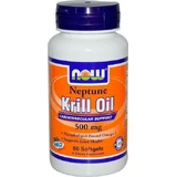 Now Foods Нептун Олія криля 500 мг 60 м'яких гелів без смаку