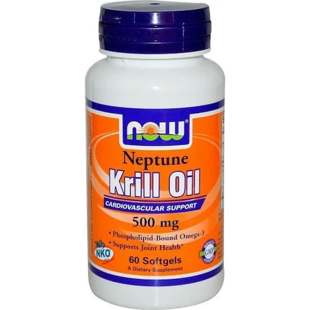Now Foods Neptune Krill Oil 500mg 60 softgels Unflavoured: цены и характеристики