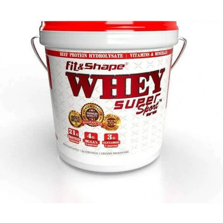 Fit & Shape Whey Суперспортивний сироватковий протеїн зі смаком ванільного морозива 4,54 кг: ціни та характеристики
