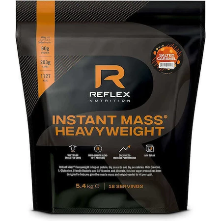 Reflex Nutrition Instant Mass HeavyWeight з креатином та смаком солоної карамелі 5,4 кг: ціни та характеристики
