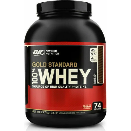 Optimum Nutrition Gold Standard 100% Whey Protein Сироватковий протеїн зі смаком ванільного морозива 2,27 кг: ціни та характеристики