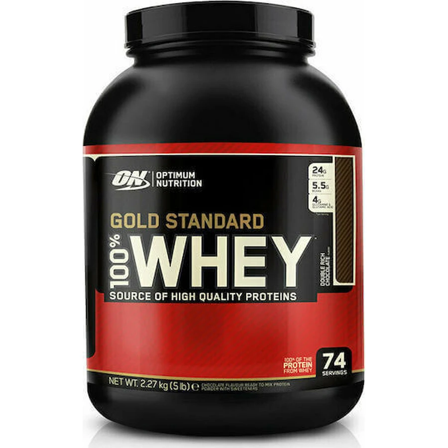 Optimum Nutrition Gold Standard 100% Whey Protein Сироватковий протеїн зі смаком ванільного морозива 2,27 кг: ціни та характеристики