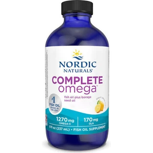 Nordic Naturals Complete Omega Fish Oil 1270mg 237ml Lemon