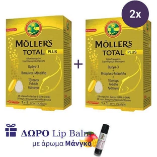 Рыбий жир Moller's Total Plus 28 филе манго