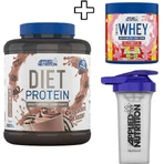Applied Nutrition Дієтична сироватка 1800г Ваніль та Applied Nutrition Критична сироватка 150г Drumstick Squashies та Applied Nutrition Шейкер 700мл в індивідуальній упаковці: ціни та характеристики