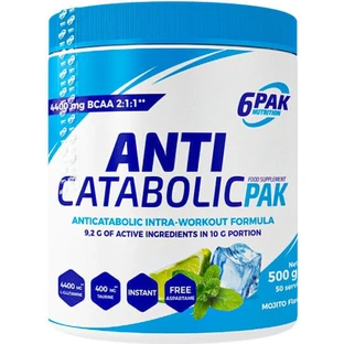 6pak Nutrition Anticatabolic Pak BCAA Anticatabolic Pak BCAA 2:1:1 Powder 500 Grams Mojito