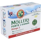 Moller's Forte Омега 3 печінка тріски та риб'ячий жир для дітей 30 капсул без смаку
