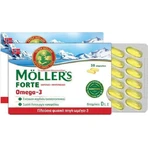 Moller's Forte Омега 3 печінка тріски та риб'ячий жир для дітей 30 капсул без смаку: ціни та характеристики