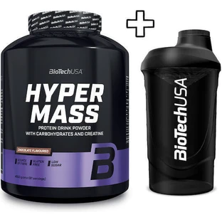 Biotech Usa Hyper Mass 4000g Chocolate & Biotech Usa Wave Shaker 600ml Black Smoke Индивидуальная упаковка на заказ