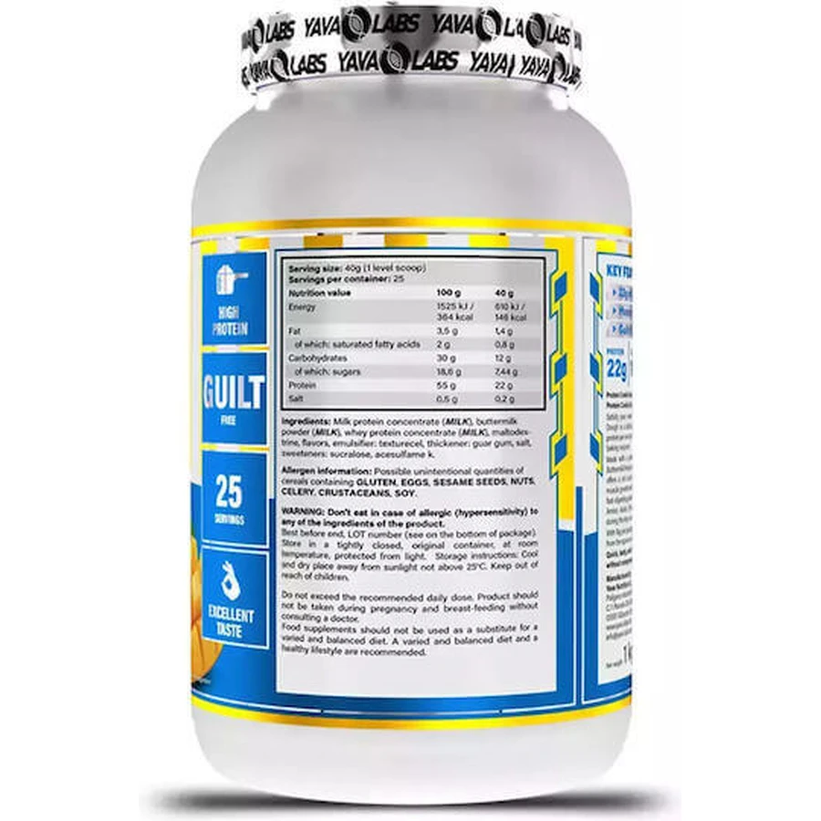 Yava Labs Protein Cookie Dough Whey Protein Flavoured Chocolate Coconut Chocolate Whey Protein 1 кг: цены и характеристики