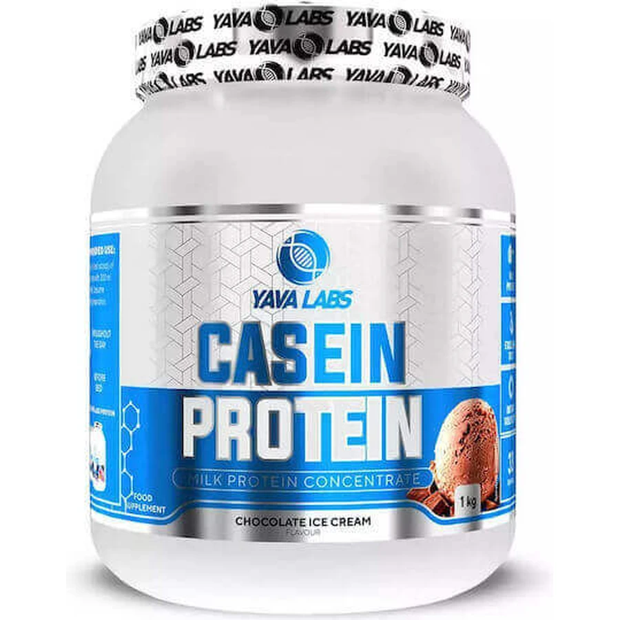 Yava Labs Casein Protein со вкусом шоколадного мороженого 1 кг: цены и характеристики