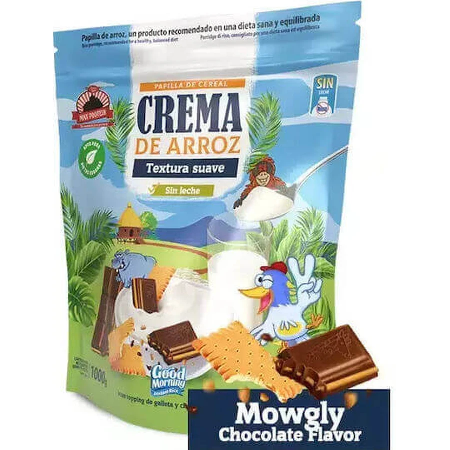 Max Protein Рисовые сливки с шоколадом Mowgly Chocolate Mowgly Chocolate Flavour 1 кг: цены и характеристики