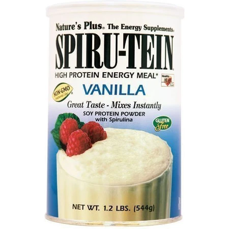 Nature's Plus Spiru-Tein Высокобелковый энергетический корм без глютена с ванильным вкусом 544 гр.: цены и характеристики