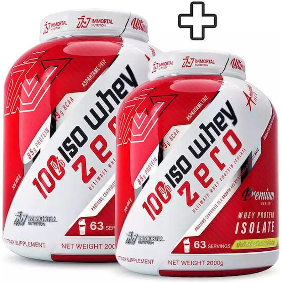 2x Immortal Iso Whey Zero 2kg 4000gr Chocolate Dubai: цены и характеристики