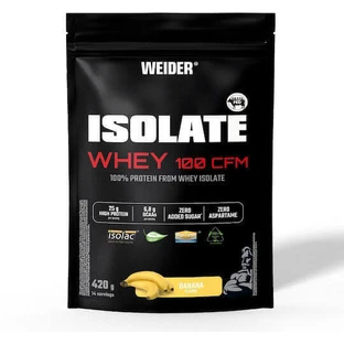 Weider Whey Isolate Сывороточный протеин 100 CFM со вкусом банана 420гр