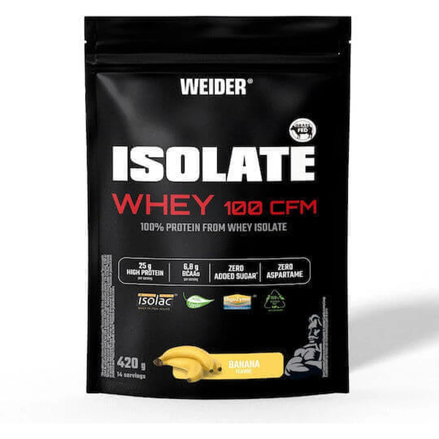 Weider Whey Isolate Сывороточный протеин 100 CFM со вкусом банана 420гр: цены и характеристики
