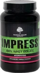 Wisdom Valley Impress 100% изолят сывороточного протеина Сывороточный протеин без глютена и лактозы со вкусом клубники и ванили 2 кг