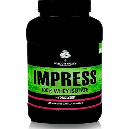 Wisdom Valley Impress 100% изолят сывороточного протеина Сывороточный протеин без глютена и лактозы со вкусом клубники и ванили 2 кг: цены и характеристики