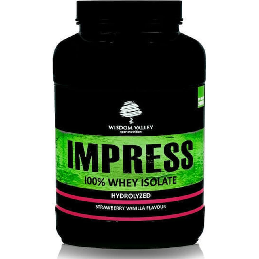Wisdom Valley Impress 100% изолят сывороточного протеина Сывороточный протеин без глютена и лактозы со вкусом клубники и ванили 2 кг: цены и характеристики