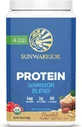 Sunwarrior Warrior Blend Organic Gluten &amp; Lactose Free со вкусом шоколада и арахисового масла 750 гр.