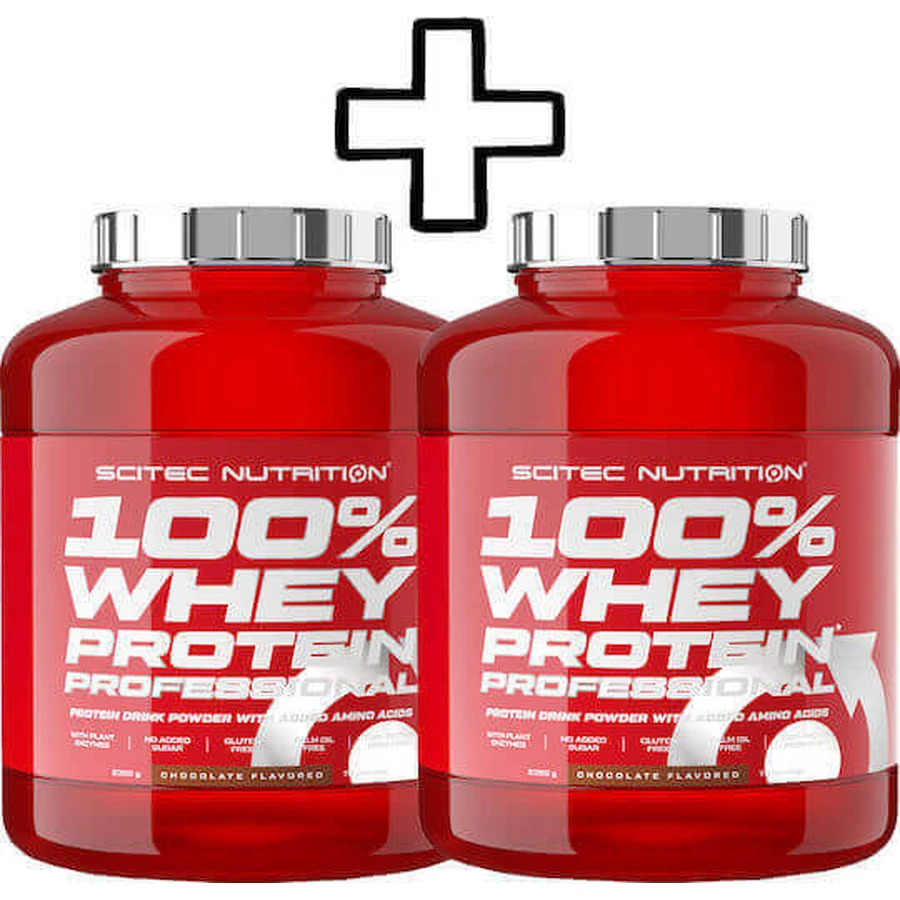 Scitec Nutrition 100% Whey Protein Professional 2350g Chocolate Biscuit Cream & Scitec Nutrition 100% Whey Protein Professional 2350g Strawberry White Chocolate Персоналізована упаковка: ціни та характеристики