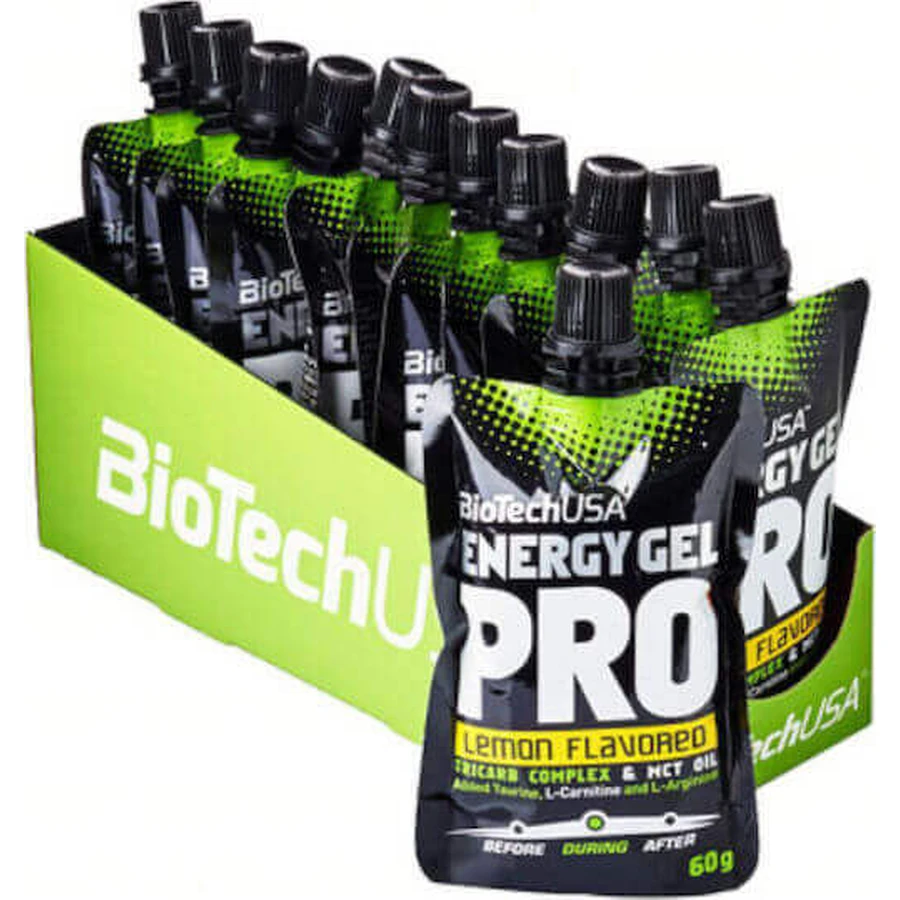 Biotech USA Energy Gel Pro Lemon 12x5gr: ціни та характеристики