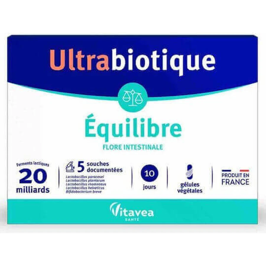 Пробіотик Nutrisante Ultrabiotique Equilibre Probiotice 10 капс.: ціни та характеристики