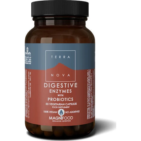 TerraNova Digestive With Probiotics Пробиотик 50 растительных капсул: цены и характеристики