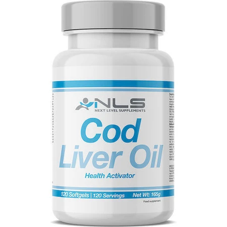 NLS Cod Liver Oil Масло печени трески 120 софтгелей неароматизированное: цены и характеристики