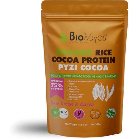 Viologos Organic Rice Coconut Protein 75% Organic Gluten & Lactose Free 500gr: цены и характеристики